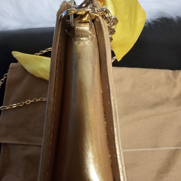 LOUIS VUITTON Monogram Vernis Lexington Accessory Pouch Gold M91010 (painted) - Picture 5 of 16